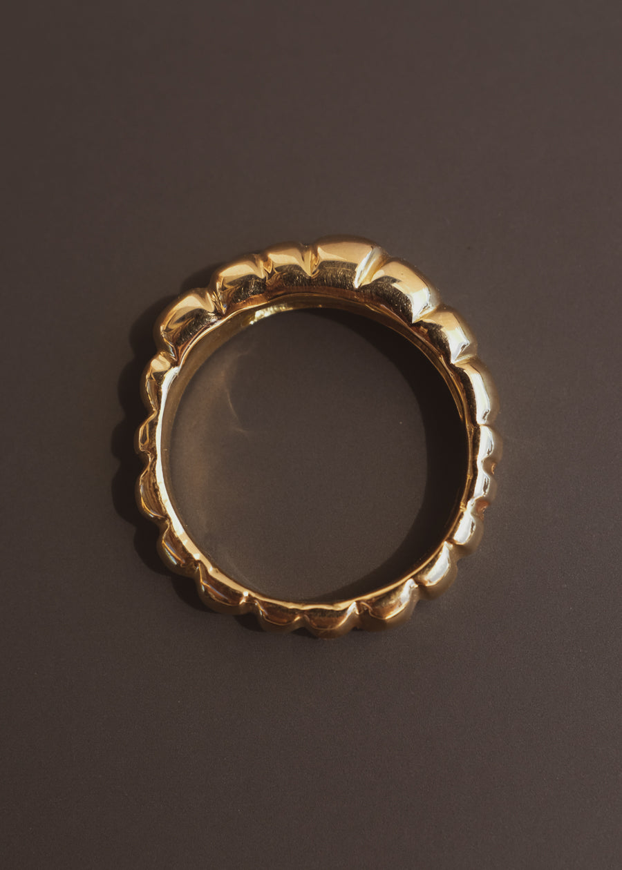 18k Caterpillar Ring Fairmined Gold