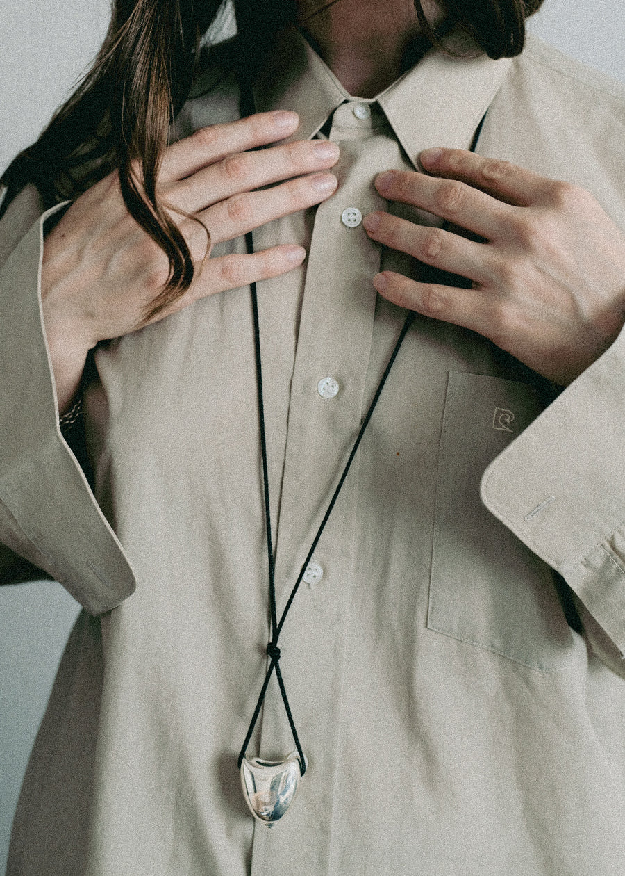 Medium Collaboration With Time Container Cord Pendant