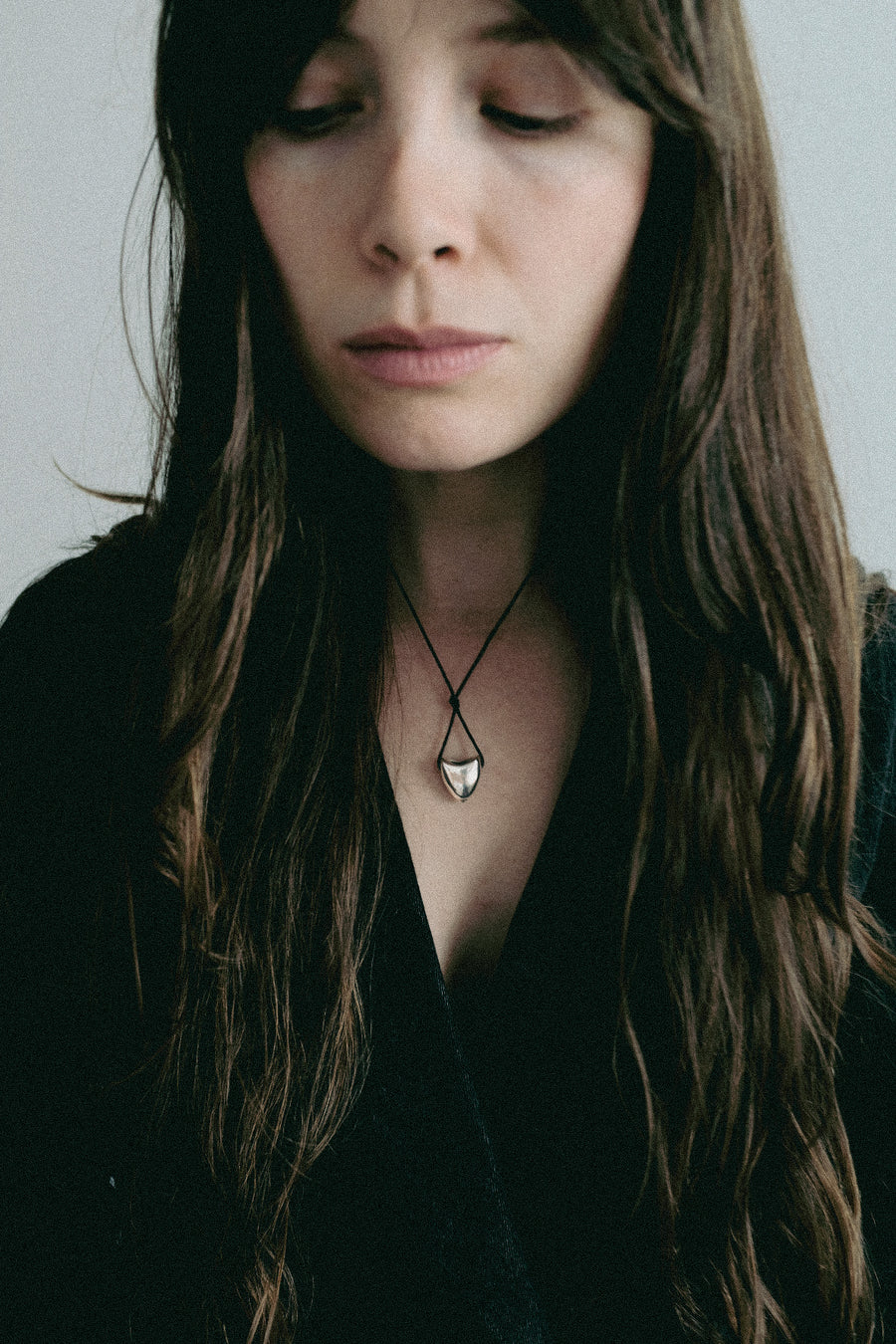 Small Collaboration With Time Container Cord Necklace