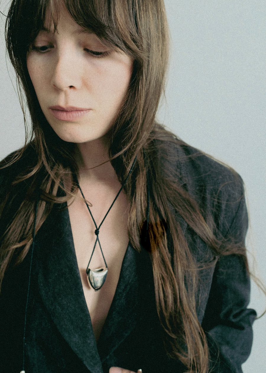 Medium Collaboration With Time Container Cord Pendant