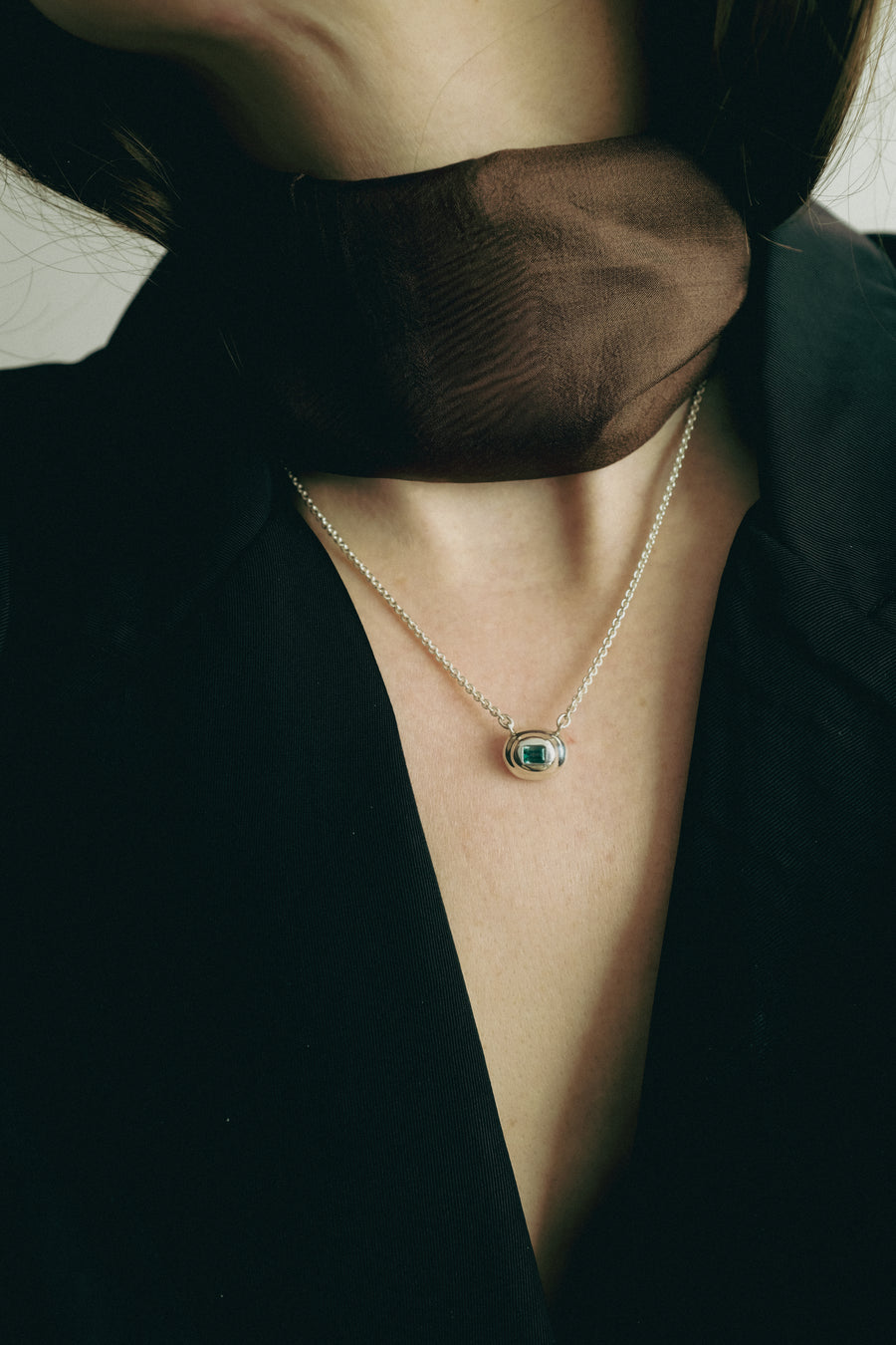 Canto Pendant in Emerald