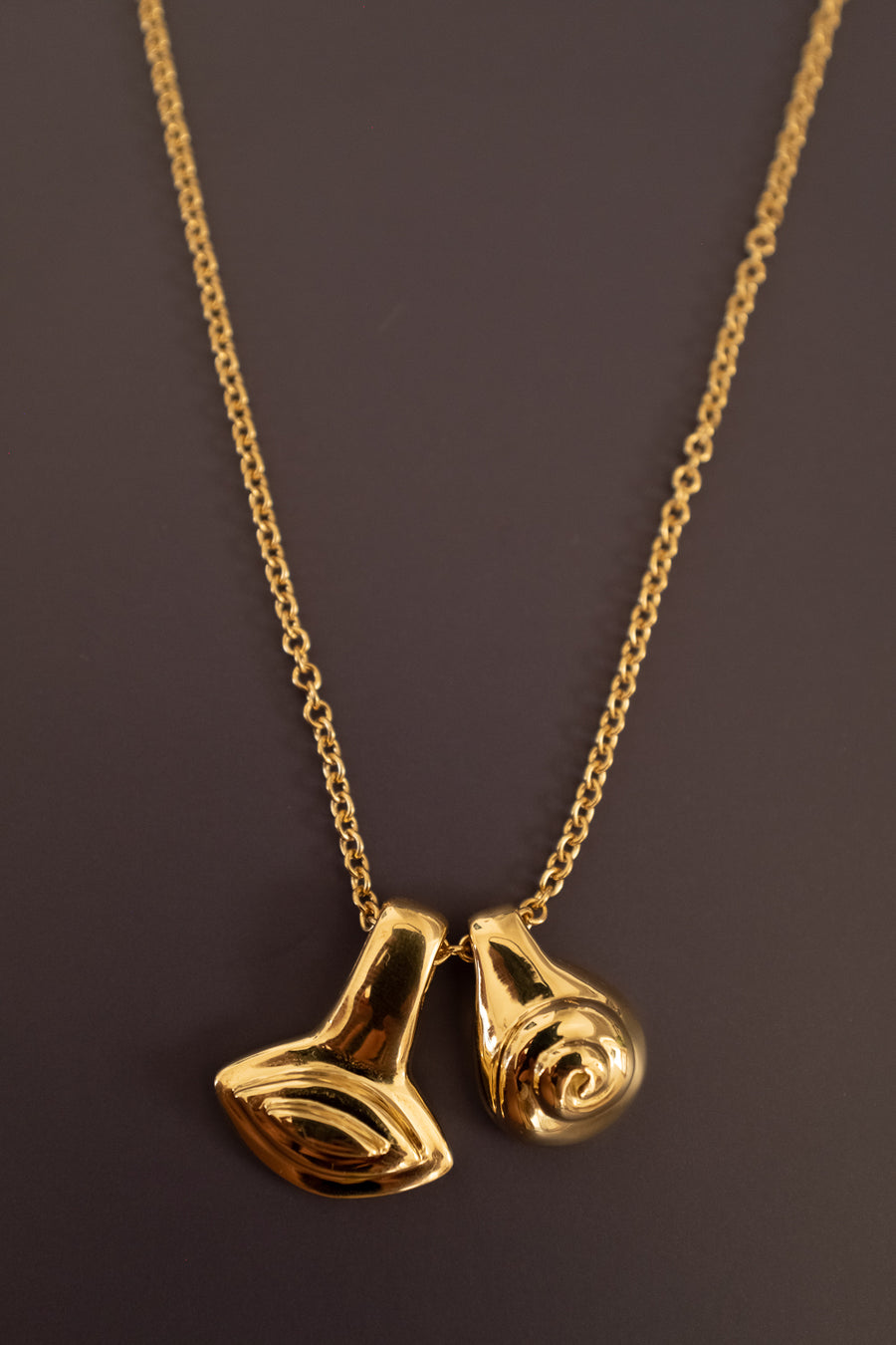 18k Caracol Amulet Necklace in Fairmined Gold